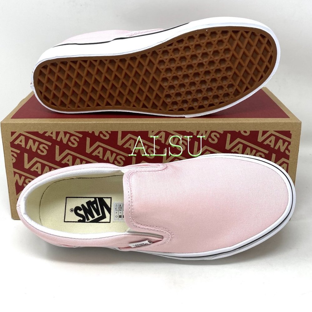 VANS Classic Slip-On Canvas Blushing Pink Women's VN0A4BV3TC3 - Picture 2 of 9